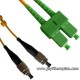 FC/UPC to SC/APC Singlemode Duplex Fiber Optic Patch Cord/Patch Cable