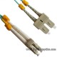 LC/PC to SC/PC Multimode OM3 10G Duplex Fiber Optic Patch Cord