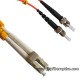 LC/PC to ST/PC Multimode Duplex Fiber Optic Patch Cord/Patch Cable